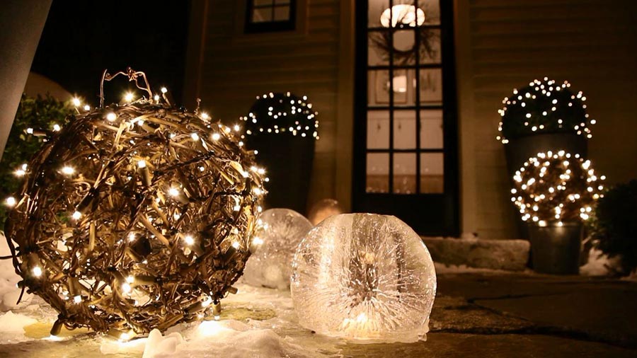 Iluminaciones de bricolaje para Navidad