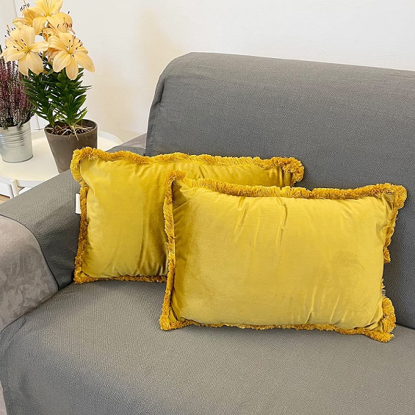 Anime imbottitura cuscino d'arredo divano da rivestire set 2 pezzi 60x60 cm