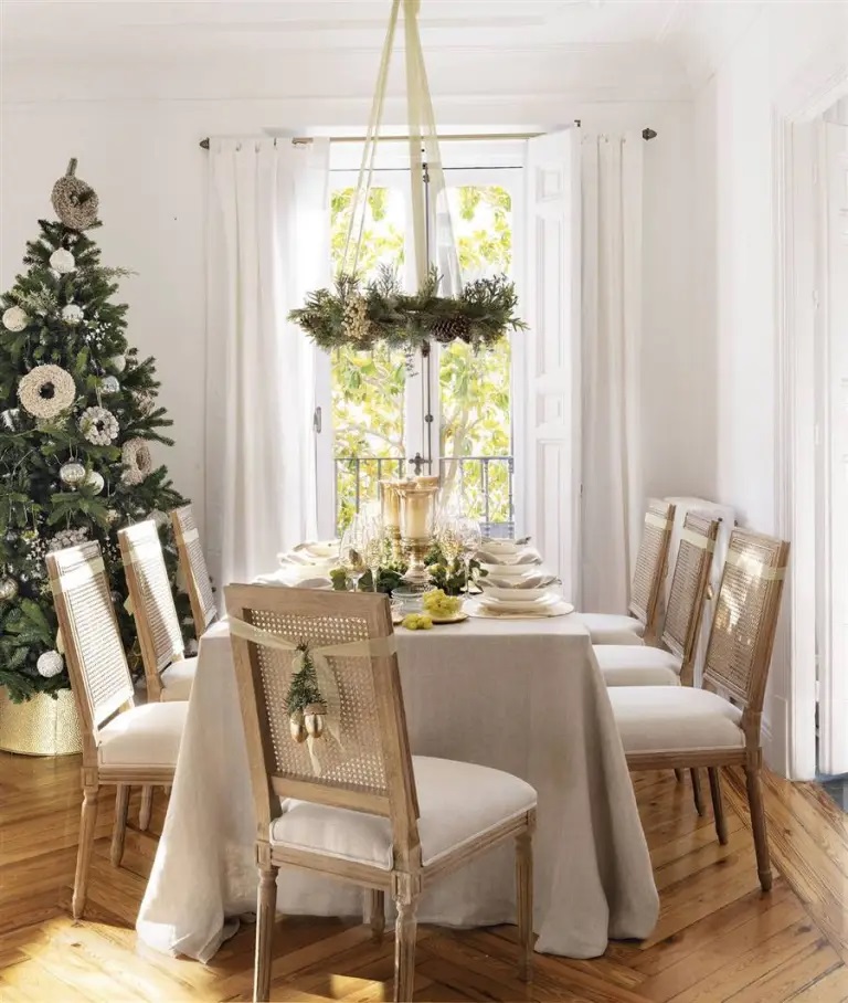 Cómo decorar el comedor para Navidad
